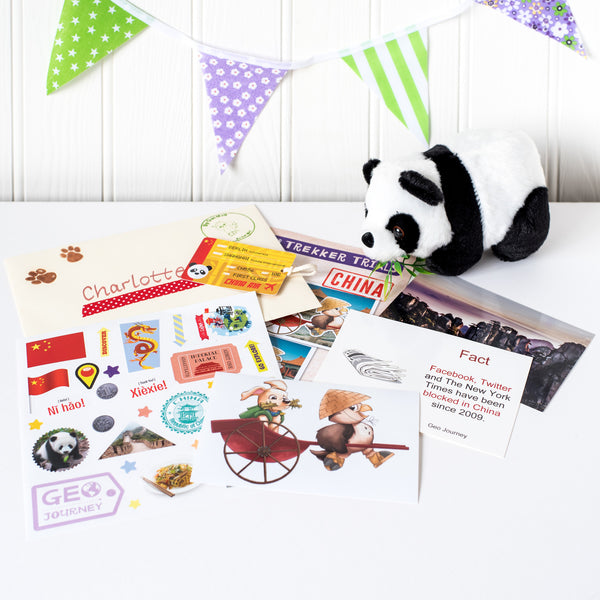 China Country Pack with Cuddly Panda Toy