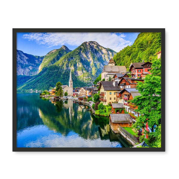 Austria Hallstatt Framed Photo Tile